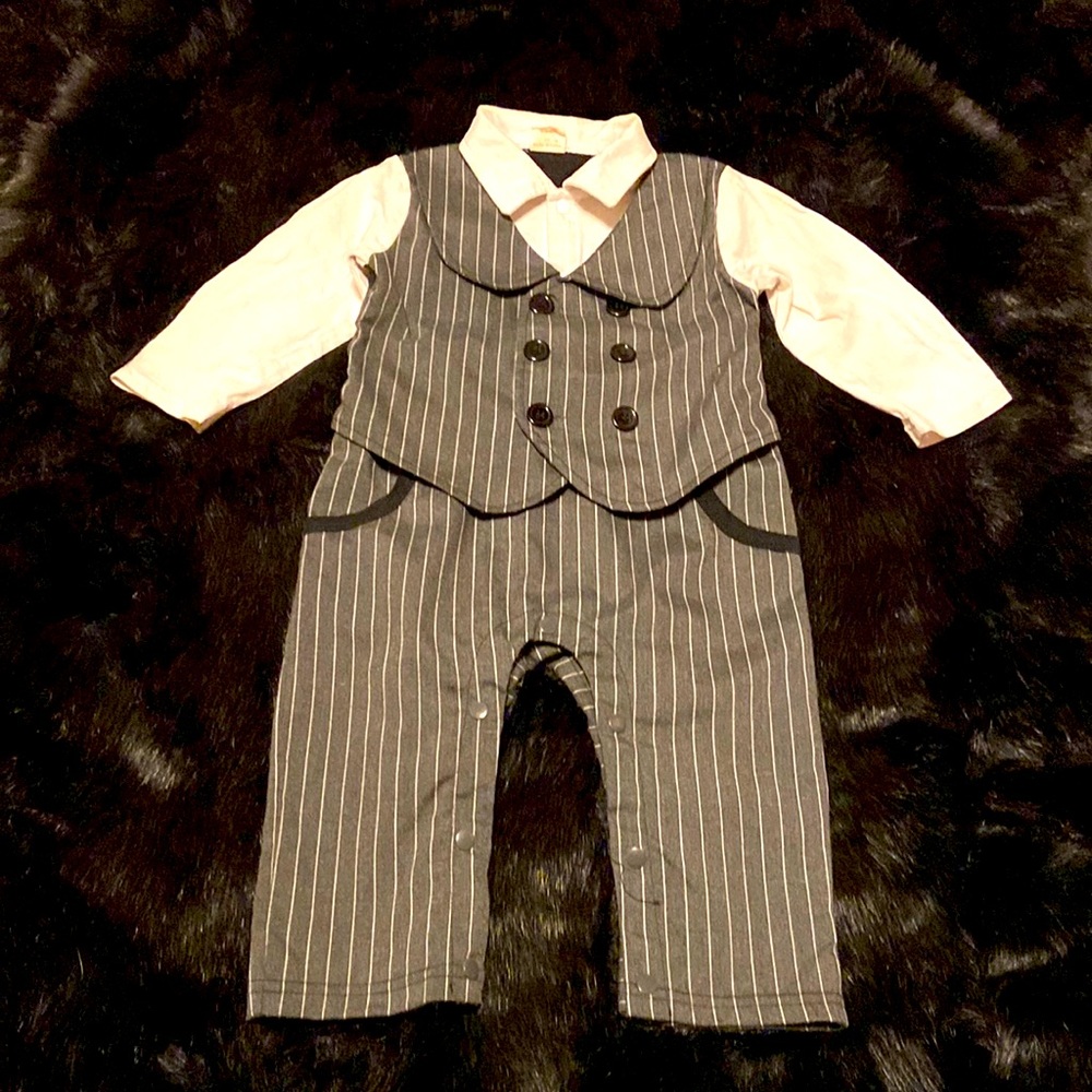 9-month Infant Boys faux tuxedo